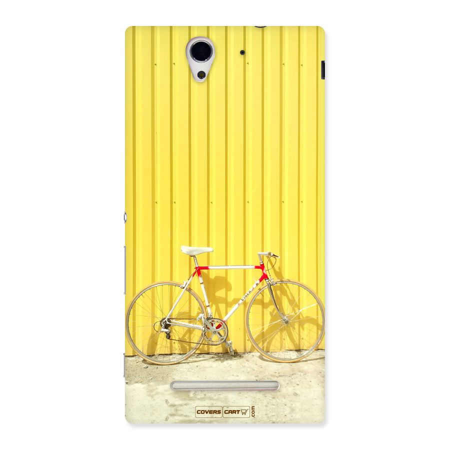 Yellow Cycle Classic Back Case for Sony Xperia C3