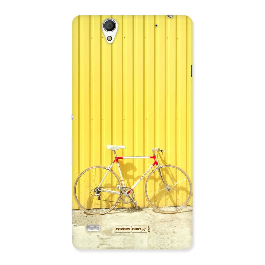Yellow Cycle Classic Back Case for Sony Xperia C4