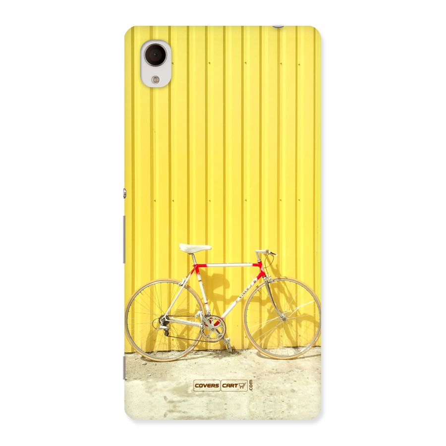 Yellow Cycle Classic Back Case for Sony Xperia M4