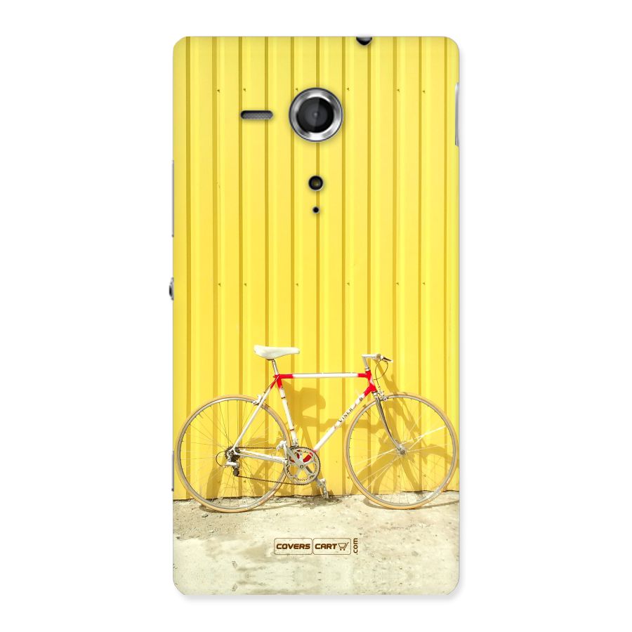Yellow Cycle Classic Back Case for Sony Xperia SP