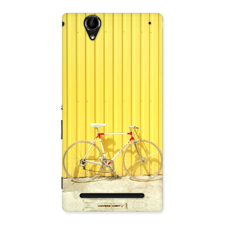 Yellow Cycle Classic Back Case for Sony Xperia T2