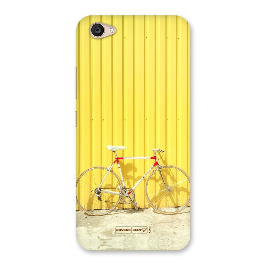 Yellow Cycle Classic Back Case for Vivo V5 Plus