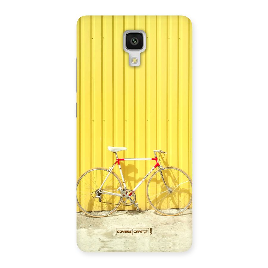 Yellow Cycle Classic Back Case for Xiaomi Mi 4