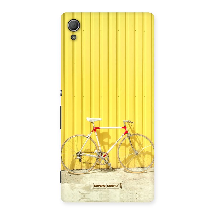 Yellow Cycle Classic Back Case for Xperia Z4