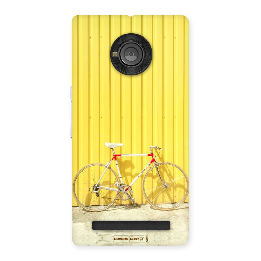 Yellow Cycle Classic Back Case for Yu Yunique