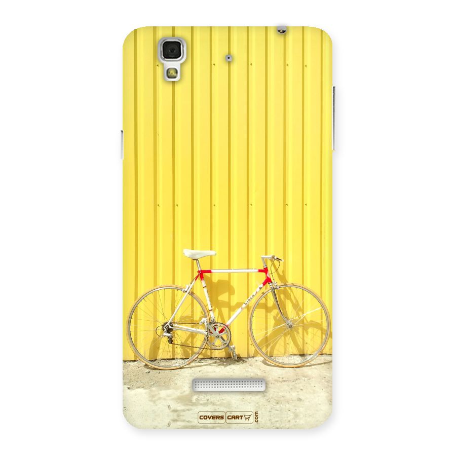 Yellow Cycle Classic Back Case for Yu Yureka