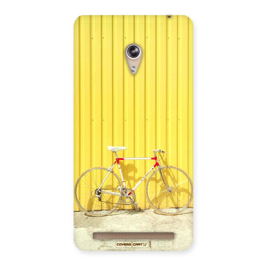 Yellow Cycle Classic Back Case for Zenfone 6