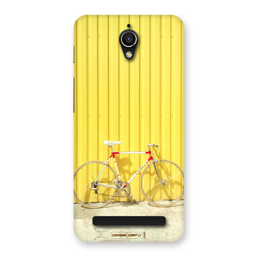 Yellow Cycle Classic Back Case for Zenfone Go
