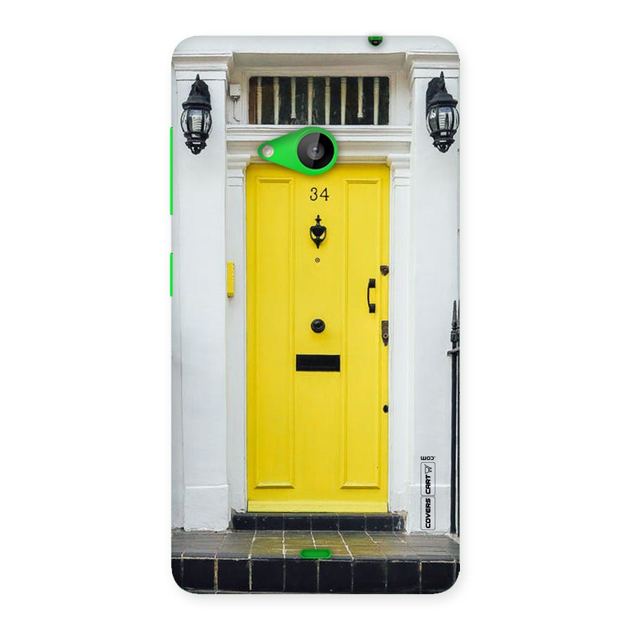 Yellow Door Back Case for Lumia 535