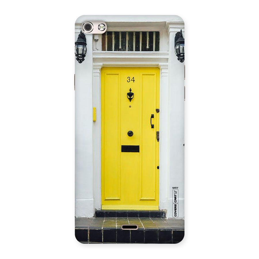 Yellow Door Back Case for Micromax Canvas Silver 5