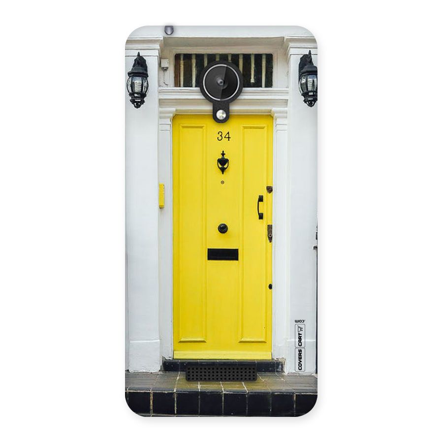 Yellow Door Back Case for Micromax Canvas Spark Q380
