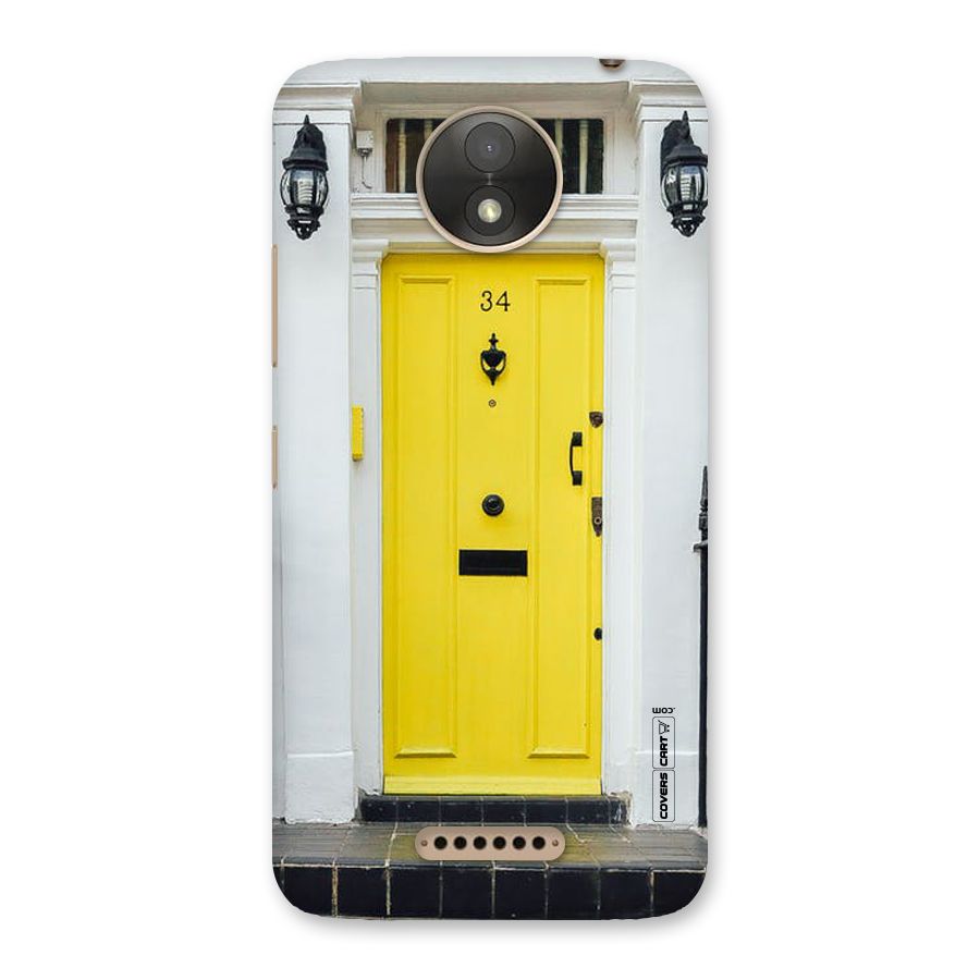 Yellow Door Back Case for Moto C Plus