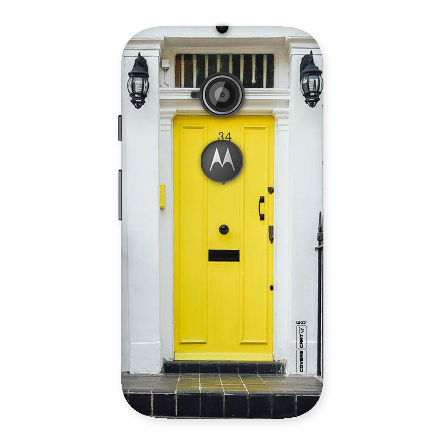 Yellow Door Back Case for Moto E 2nd Gen