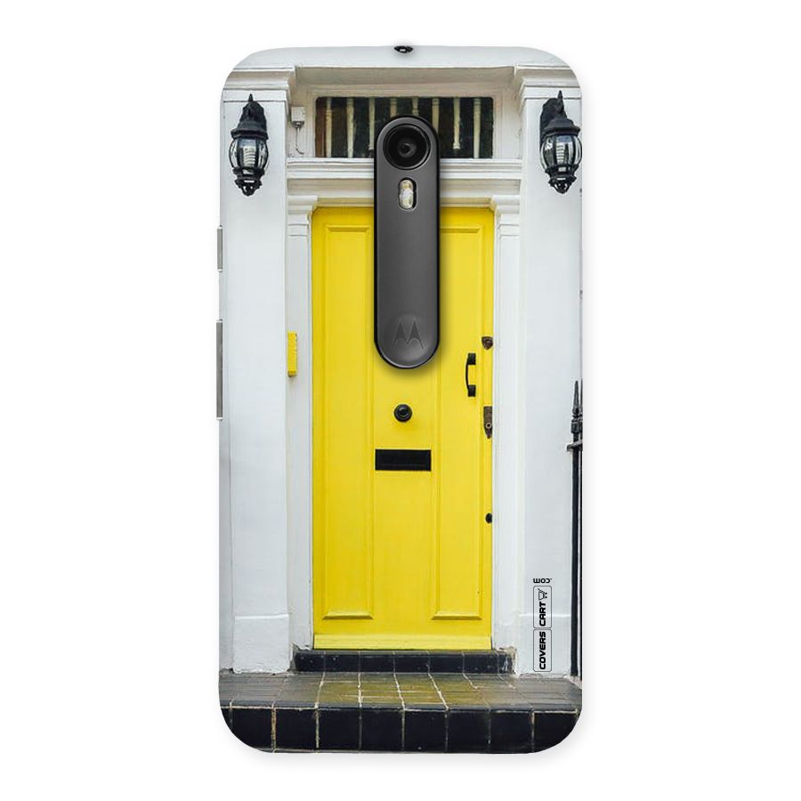 Yellow Door Back Case for Moto G3