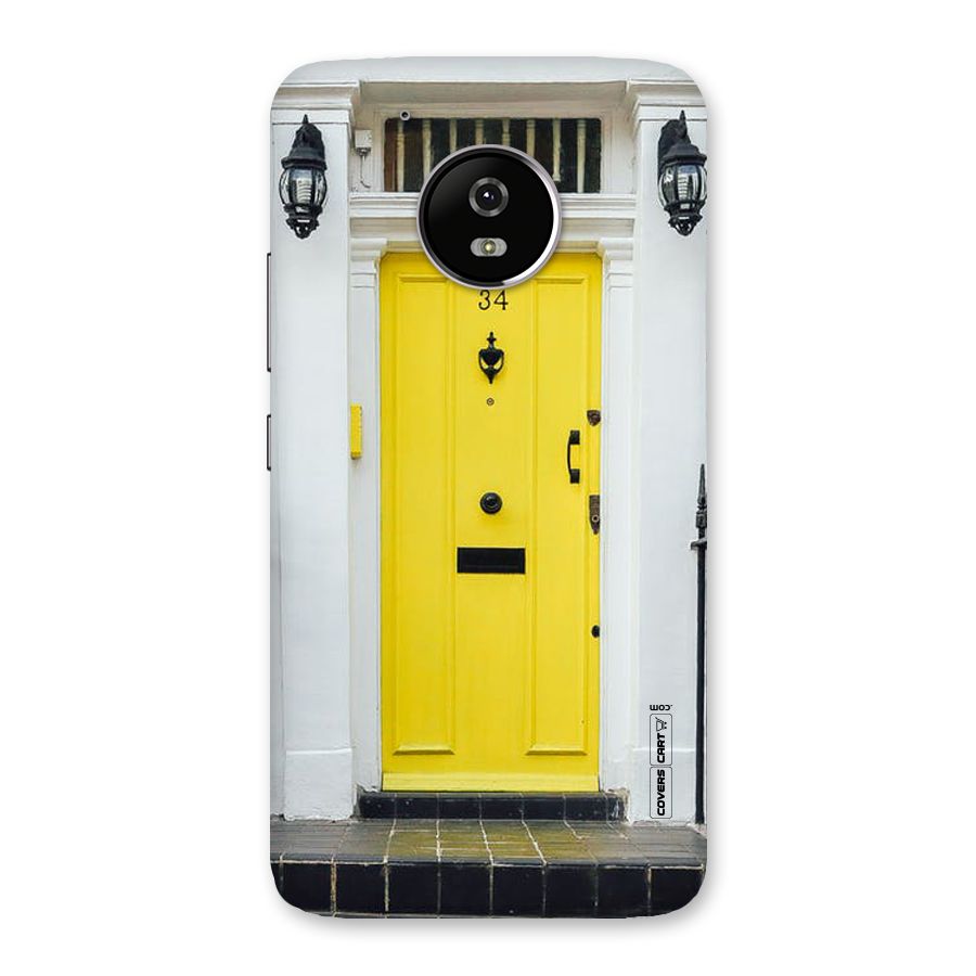 Yellow Door Back Case for Moto G5