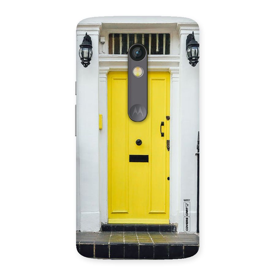 Yellow Door Back Case for Moto X Play
