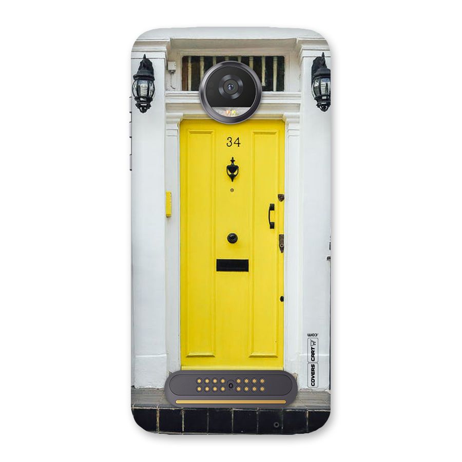 Yellow Door Back Case for Moto Z2 Play