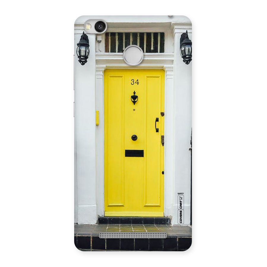 Yellow Door Back Case for Redmi 3S Prime