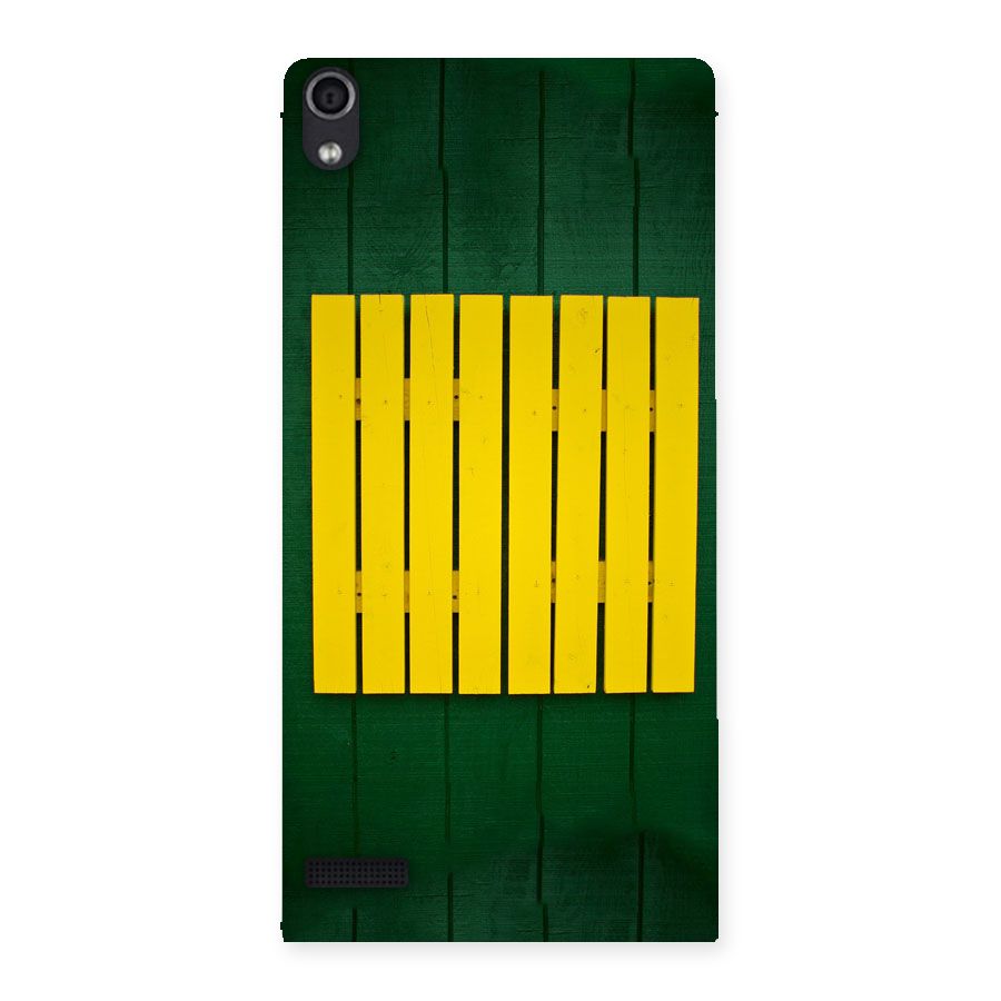 Yellow Fence Back Case for Ascend P6