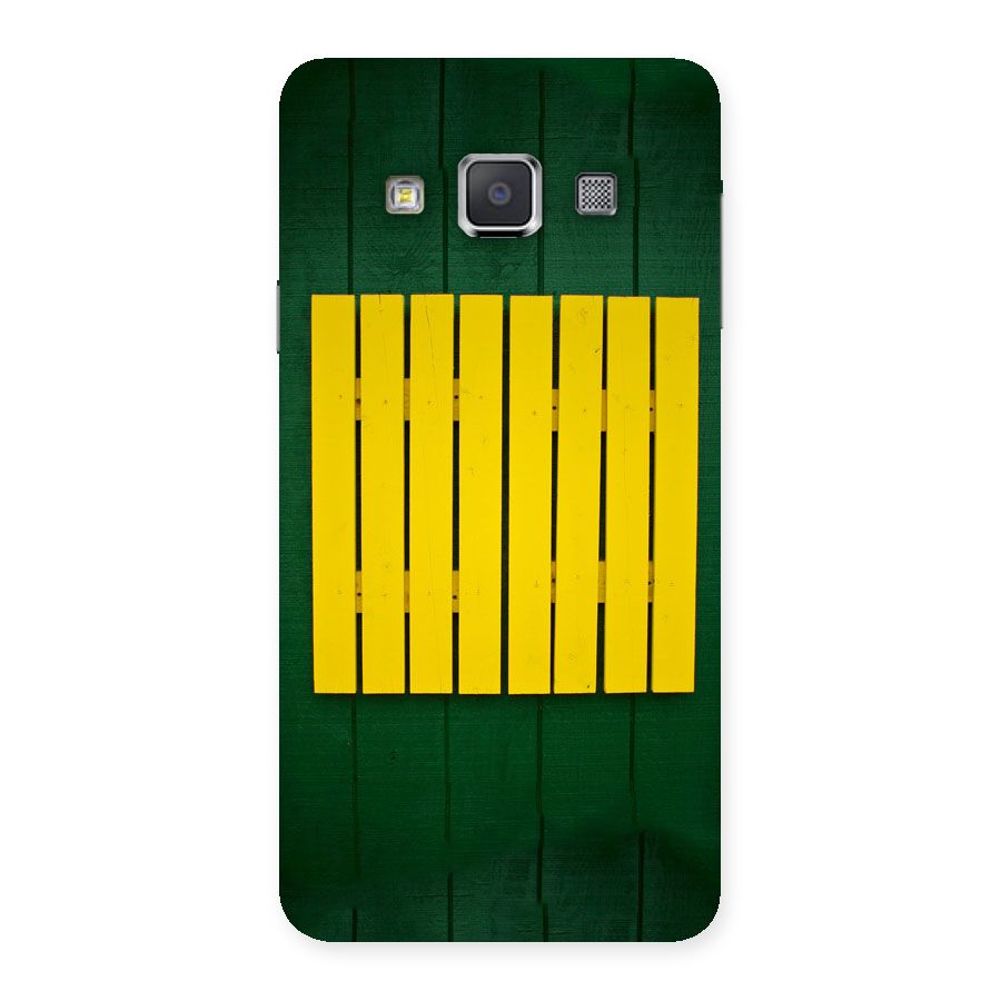 Yellow Fence Back Case for Galaxy A3