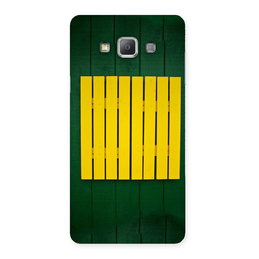 Yellow Fence Back Case for Galaxy A7