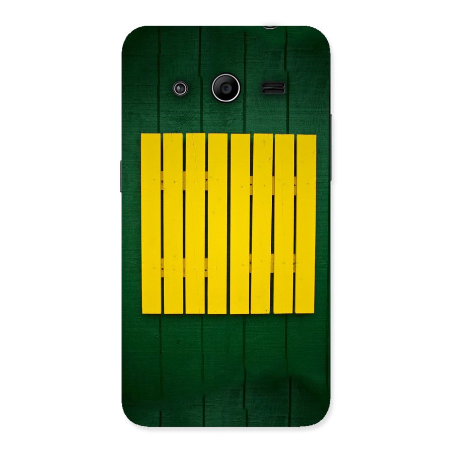 Yellow Fence Back Case for Galaxy Core 2