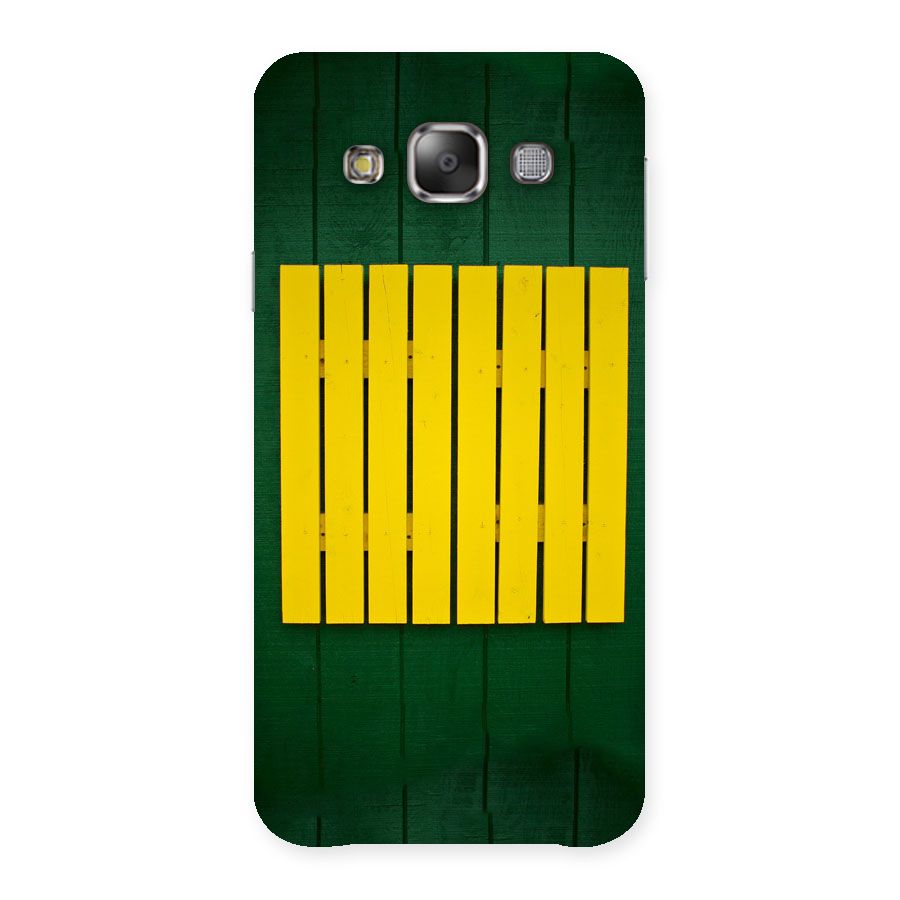 Yellow Fence Back Case for Galaxy E7