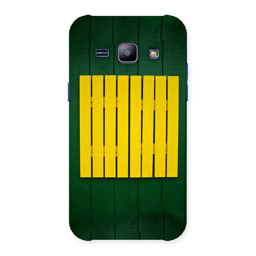 Yellow Fence Back Case for Galaxy J1