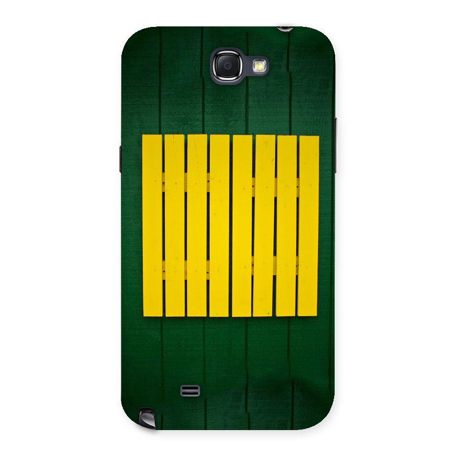 Yellow Fence Back Case for Galaxy Note 2