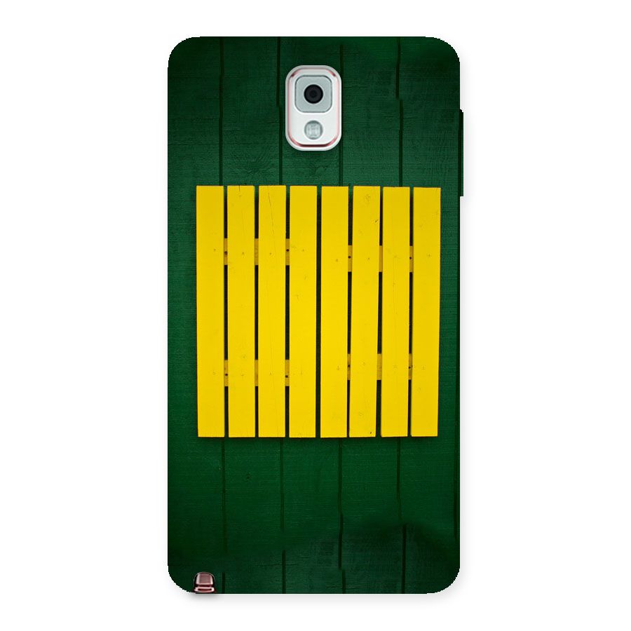 Yellow Fence Back Case for Galaxy Note 3
