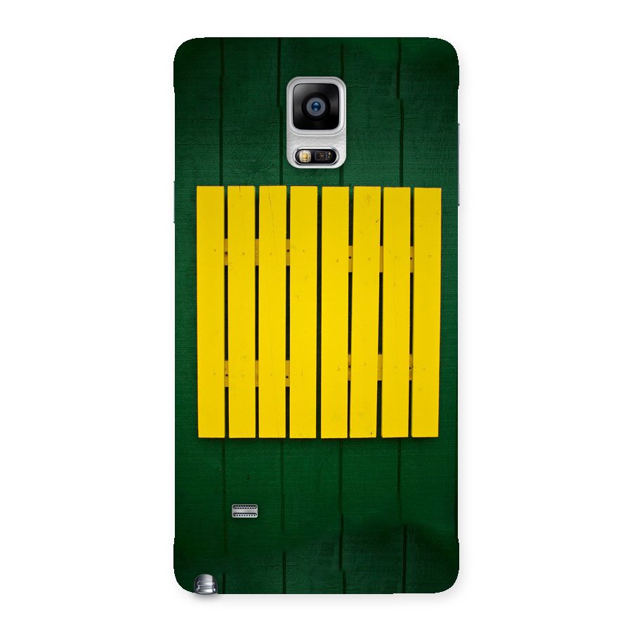 Yellow Fence Back Case for Galaxy Note 4