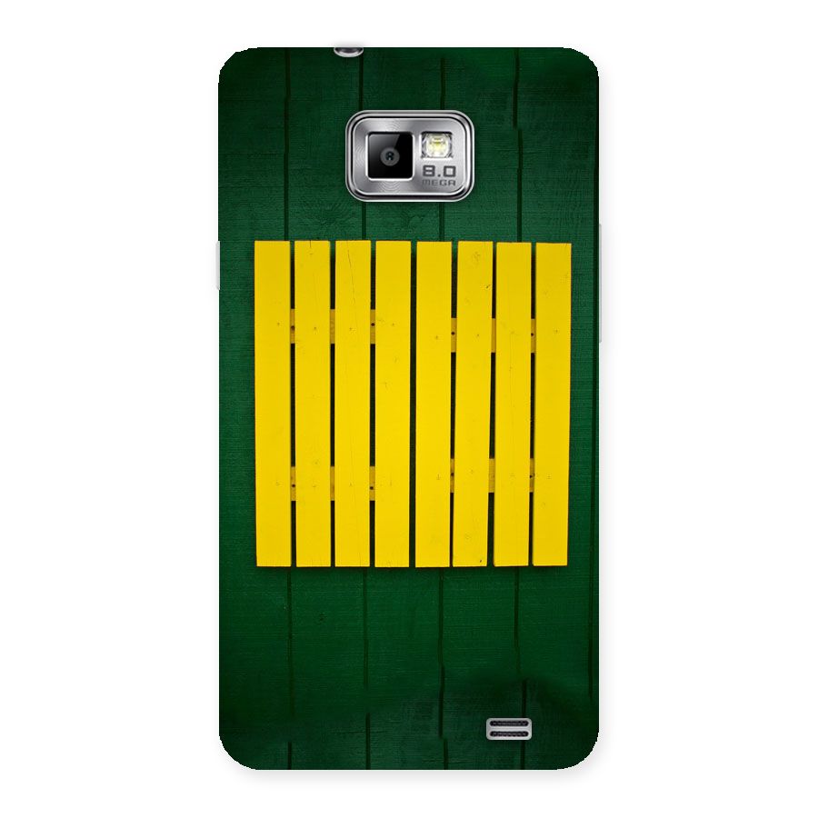 Yellow Fence Back Case for Galaxy S2