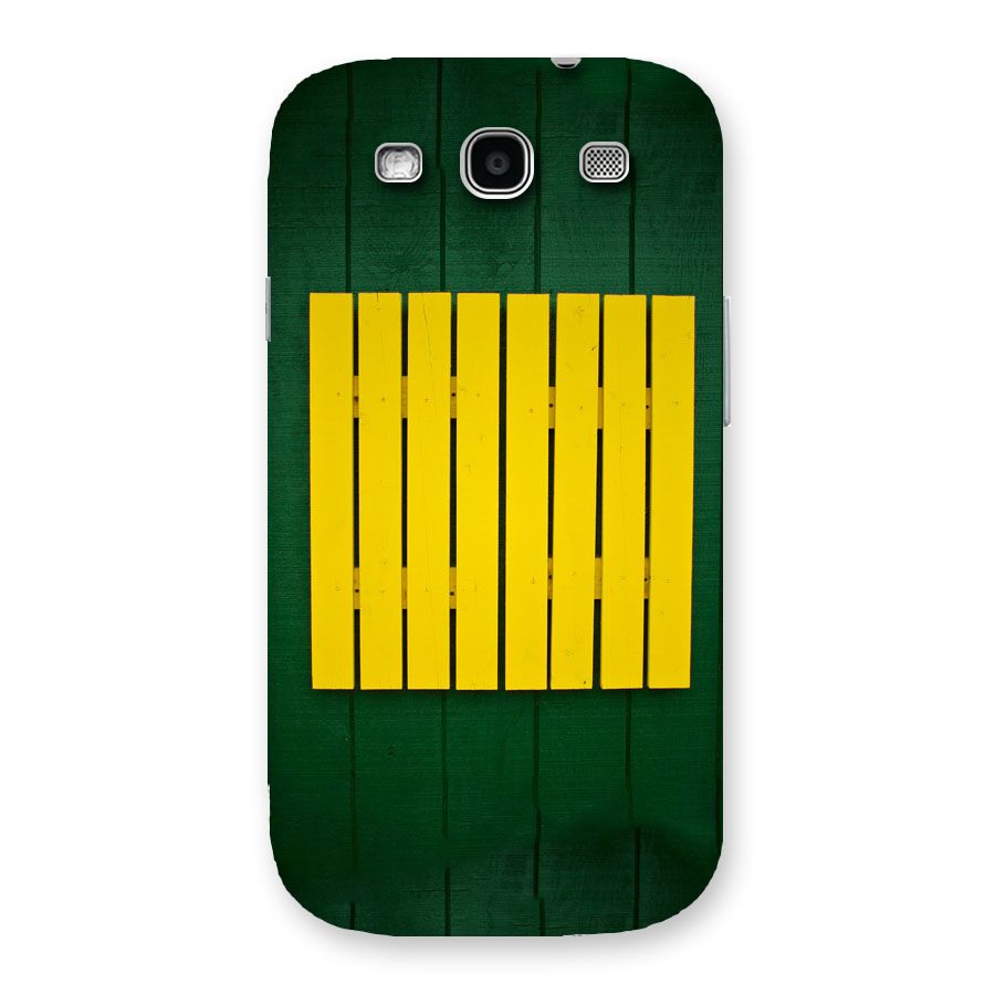Yellow Fence Back Case for Galaxy S3