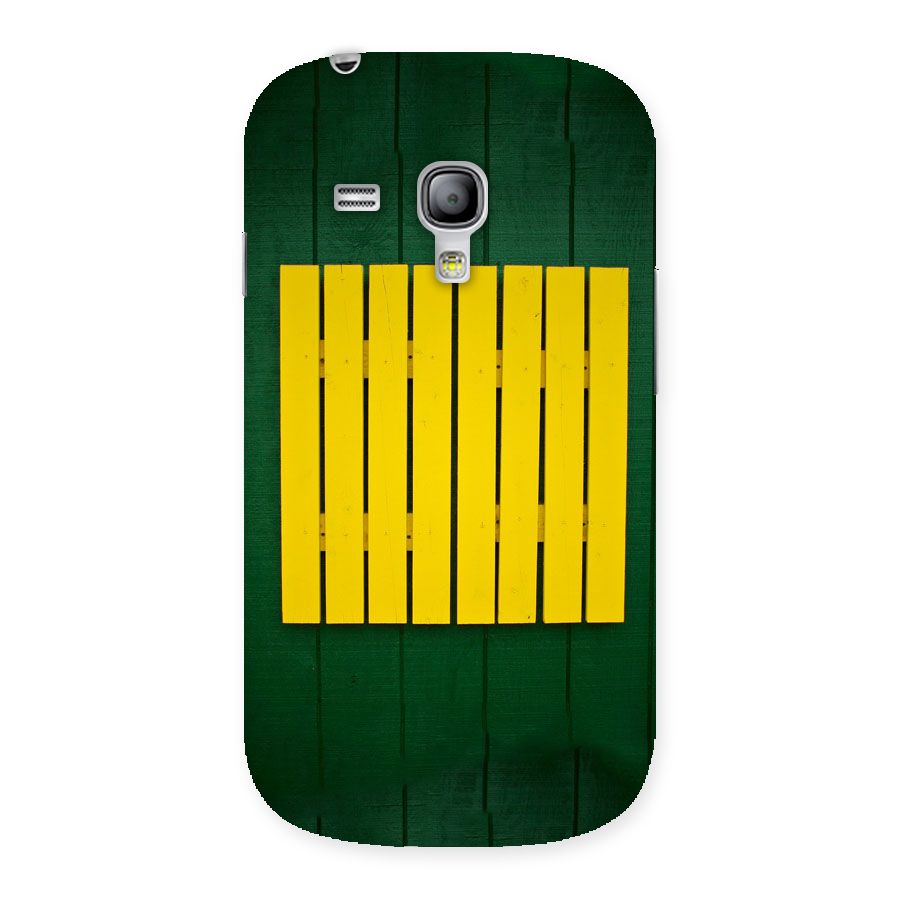 Yellow Fence Back Case for Galaxy S3 Mini