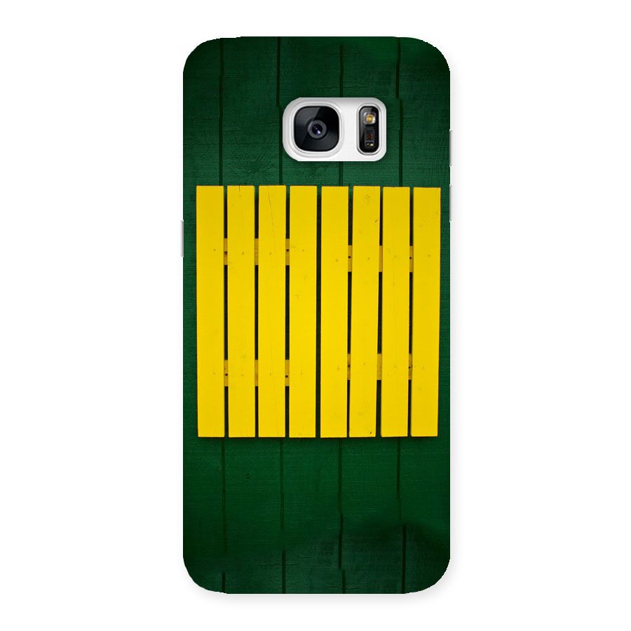 Yellow Fence Back Case for Galaxy S7 Edge