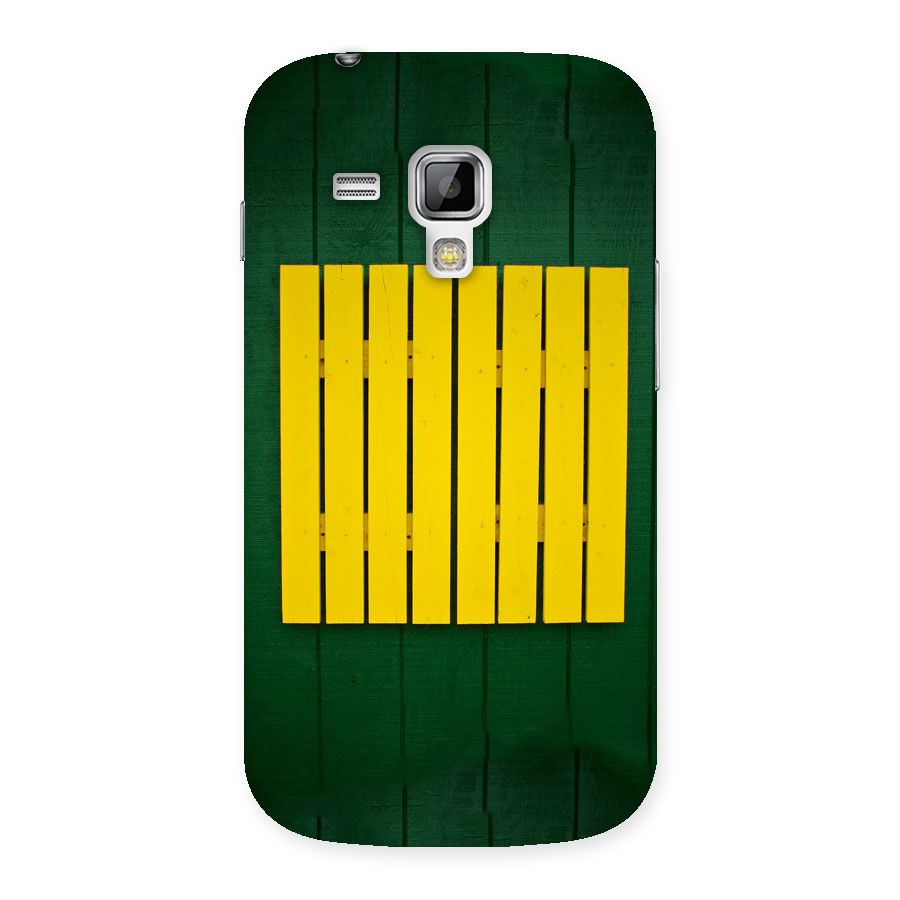 Yellow Fence Back Case for Galaxy S Duos