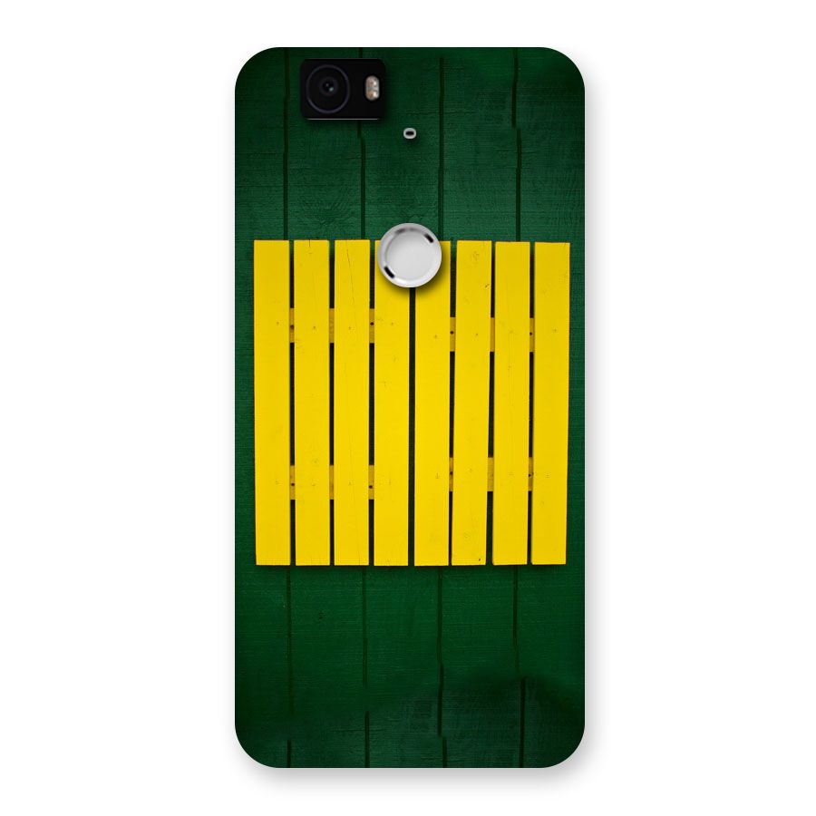 Yellow Fence Back Case for Google Nexus-6P