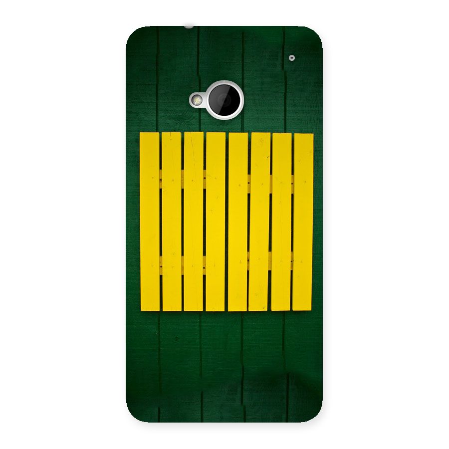Yellow Fence Back Case for HTC One M7