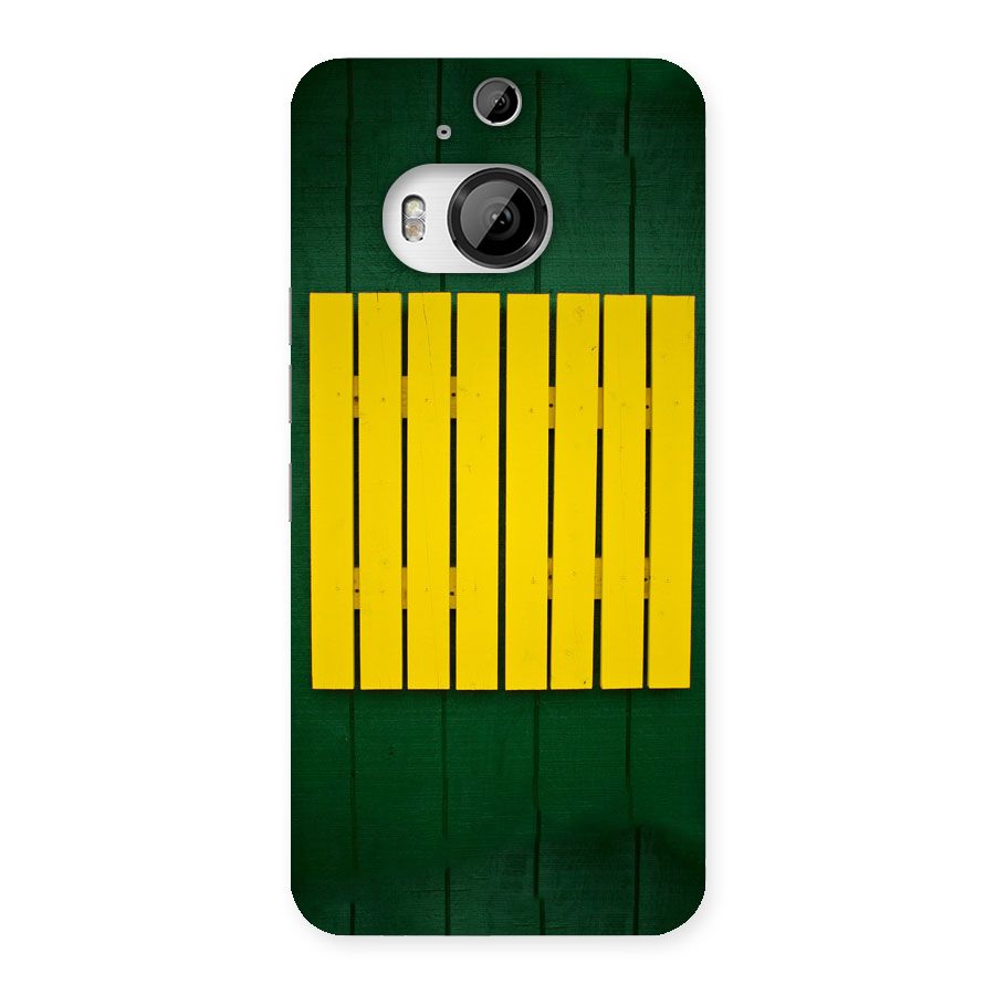 Yellow Fence Back Case for HTC One M9 Plus