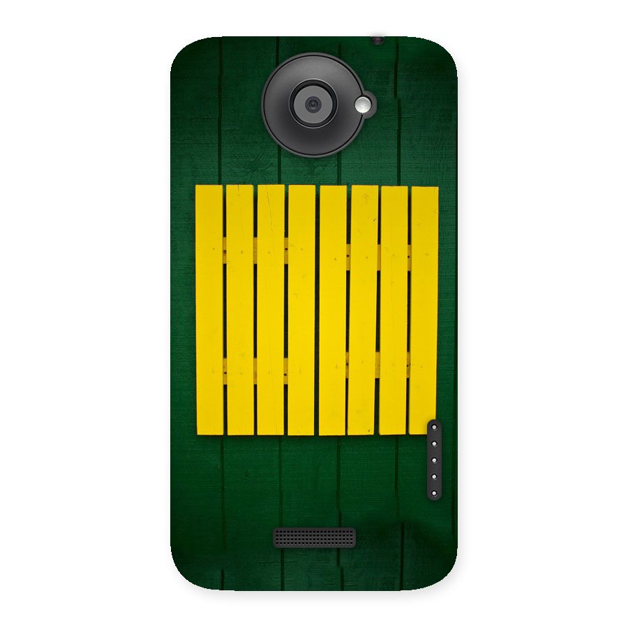 Yellow Fence Back Case for HTC One X