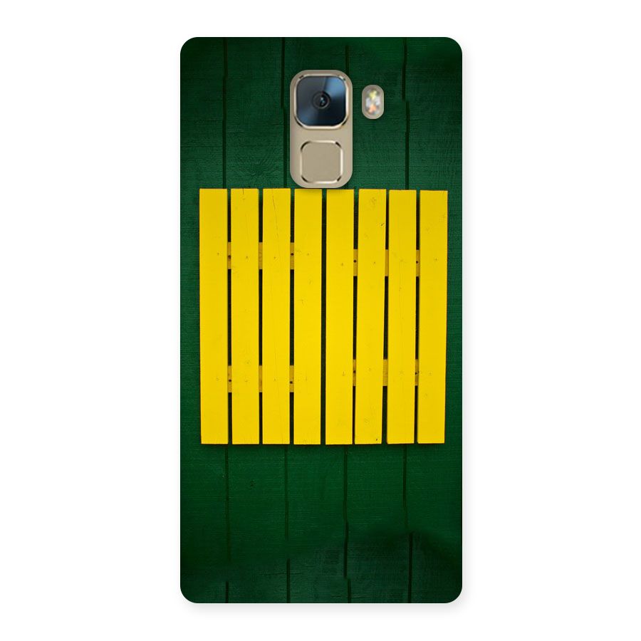 Yellow Fence Back Case for Huawei Honor 7
