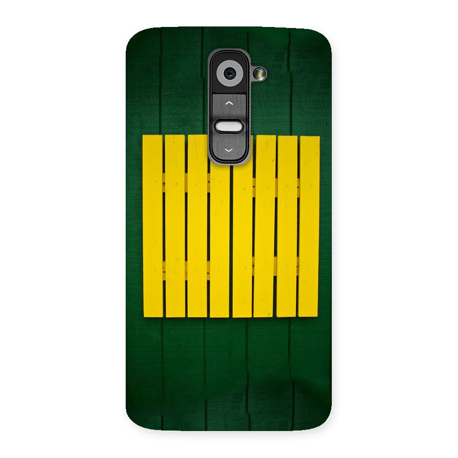 Yellow Fence Back Case for LG G2