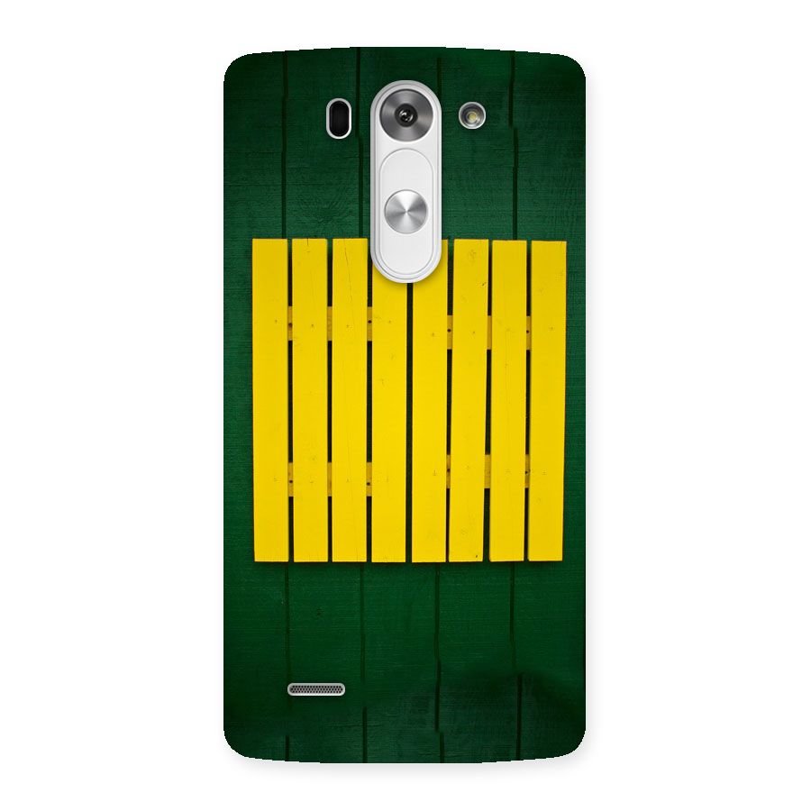 Yellow Fence Back Case for LG G3 Beat