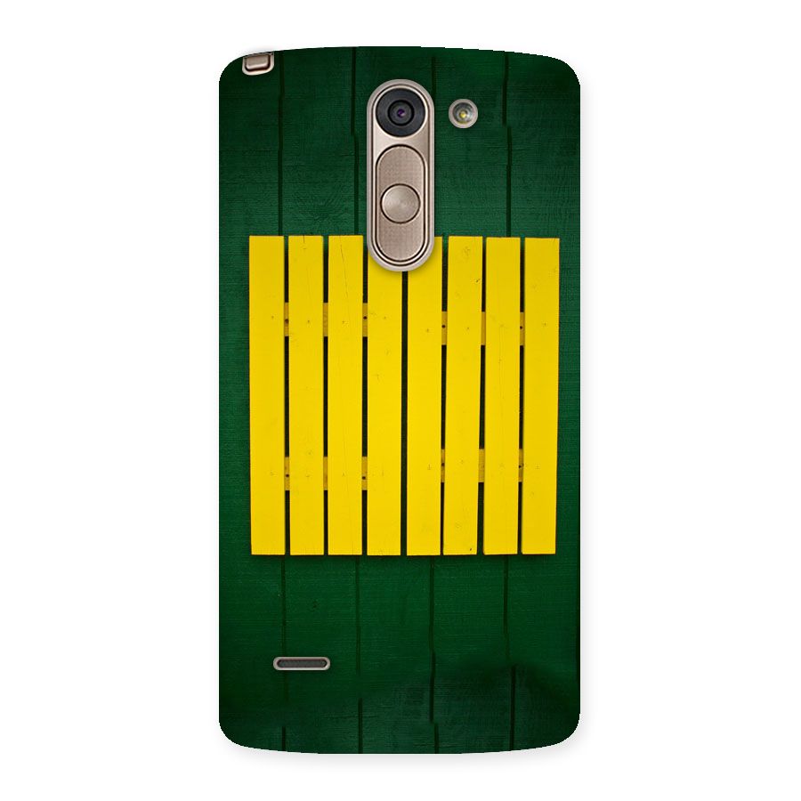 Yellow Fence Back Case for LG G3 Stylus