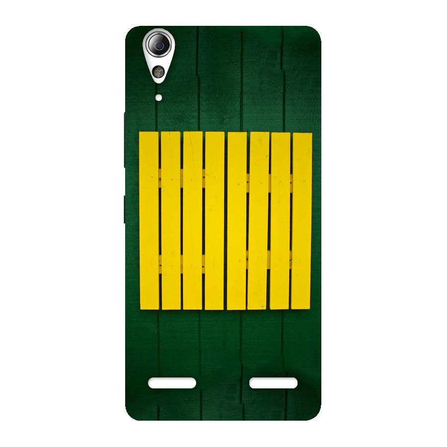 Yellow Fence Back Case for Lenovo A6000 Plus