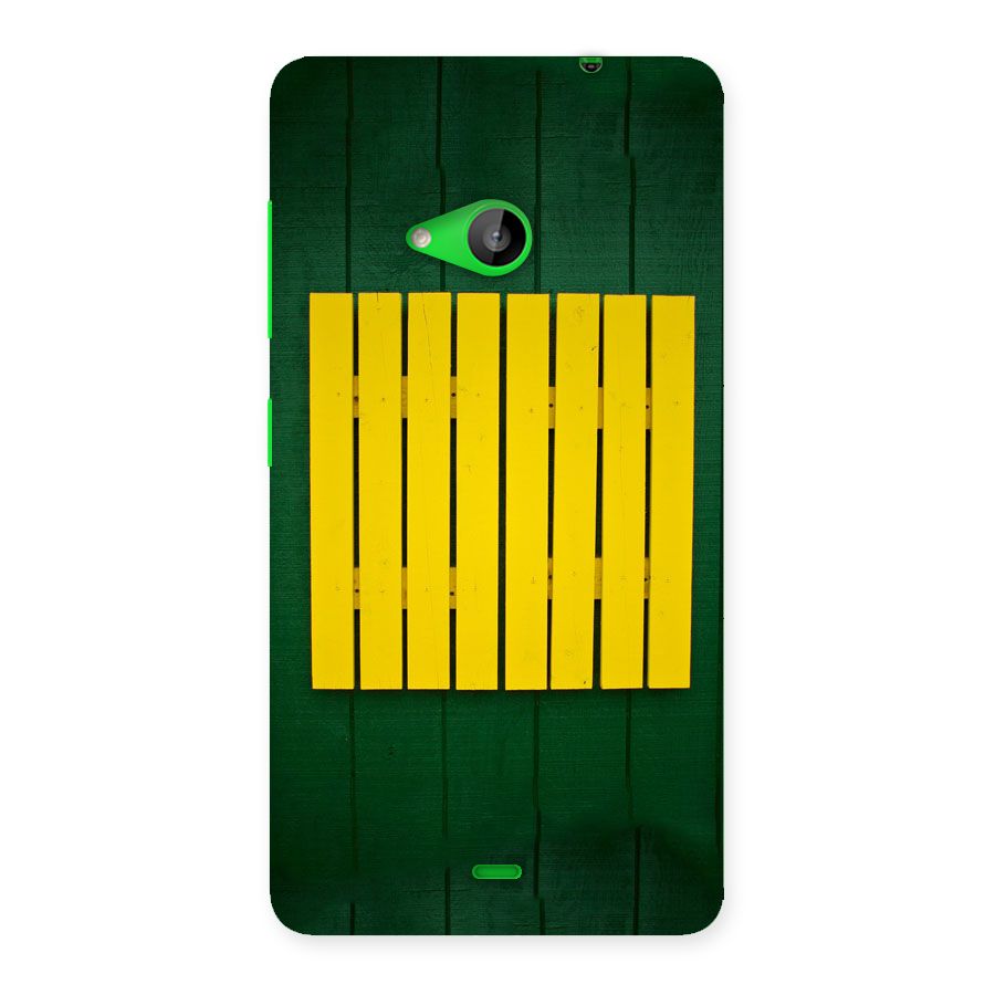 Yellow Fence Back Case for Lumia 535