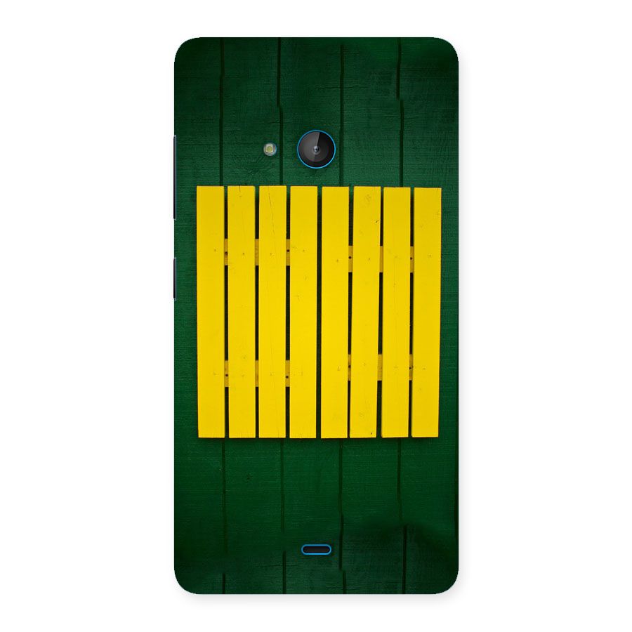 Yellow Fence Back Case for Lumia 540