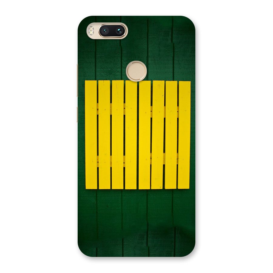 Yellow Fence Back Case for Mi A1