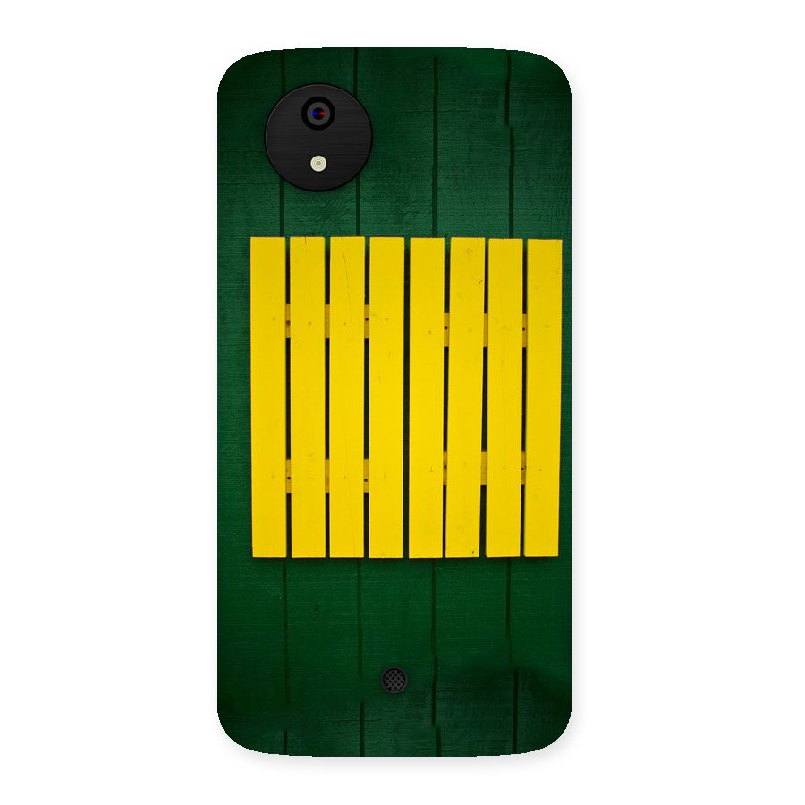 Yellow Fence Back Case for Micromax Canvas A1
