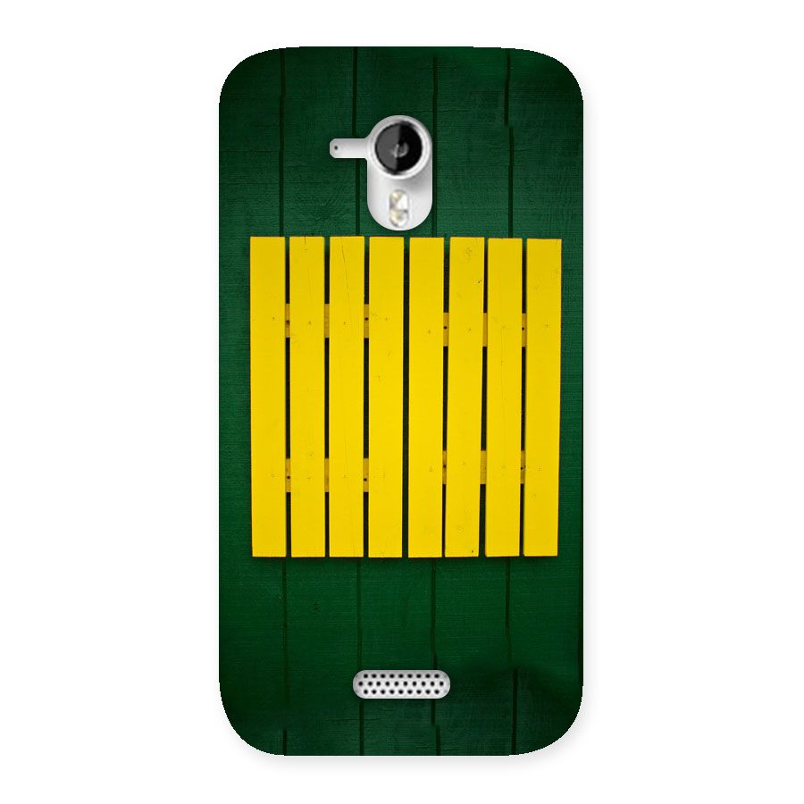 Yellow Fence Back Case for Micromax Canvas HD A116